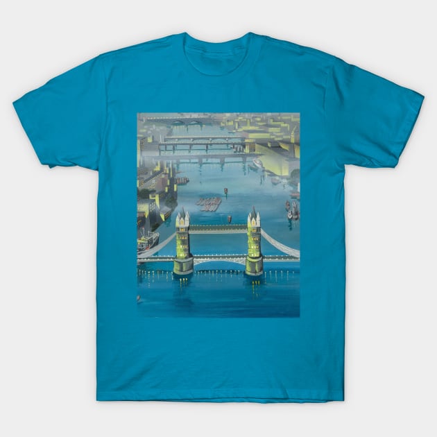 London Bridge T-Shirt by Edumj